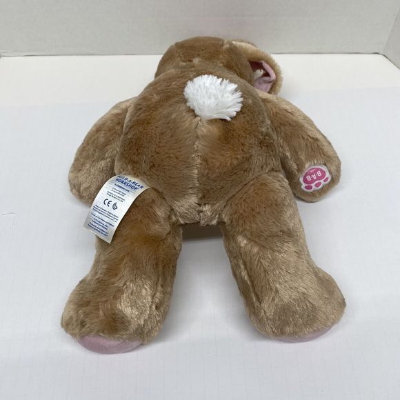 Build A Bear Bunny Rabbit Brown W/Pink Accents & Unicorn Hooded Top 15 inches - Picture 3 of 13